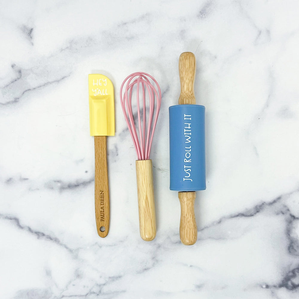
            
                Load image into Gallery viewer, Kid&amp;#39;s Silicone Baking Utensil Set
            
        