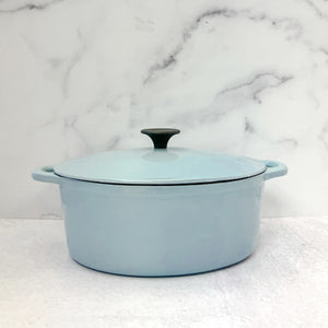 
            
                Load image into Gallery viewer, Paula Deen Cast Iron OVAL Dutch Oven Enamel Coated
            
        