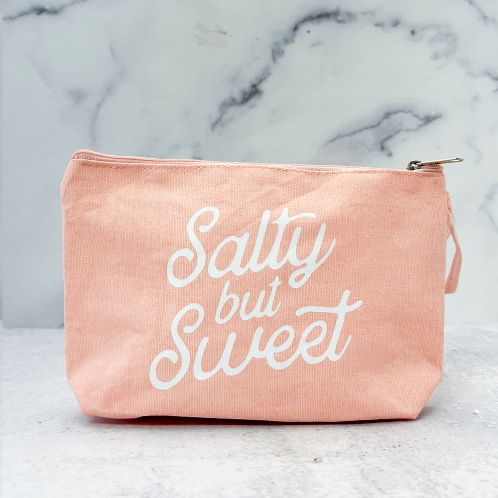 
            
                Load image into Gallery viewer, Salty but Sweet Pouch w/wristlet
            
        