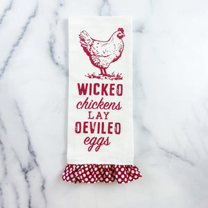 
            
                Load image into Gallery viewer, Wicked Chickens Lay Deviled Eggs Towel
            
        