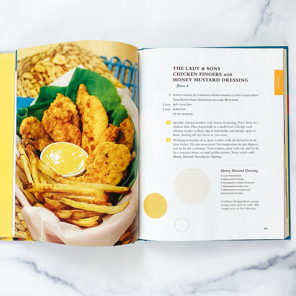 Paula Deen's Air Fryer Autographed Cookbook