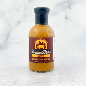 
            
                Load image into Gallery viewer, Deen Bros Carolina Tangy Mustard BBQ Sauce 14.5 oz
            
        