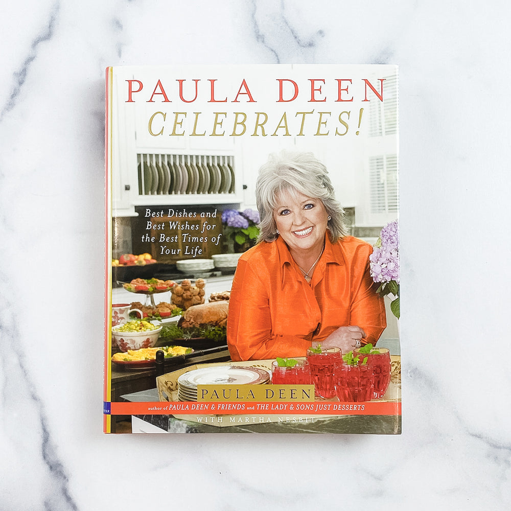 Paula Deen Celebrates Autographed Cookbook Hardcover