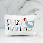 Crazy Chicken Lady Pouch