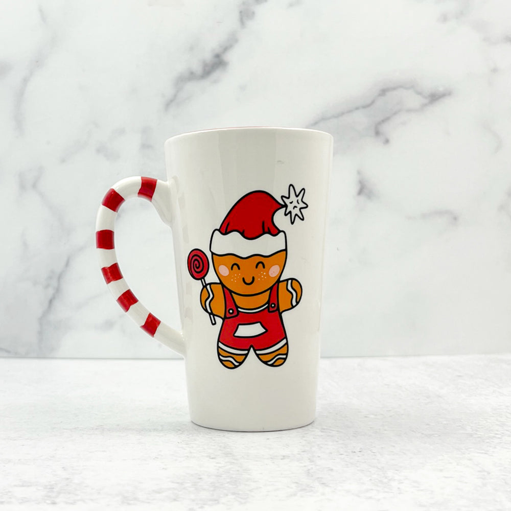 Girl or Boy Gingerbread Mugs - Gingerbread mugs, Christmas