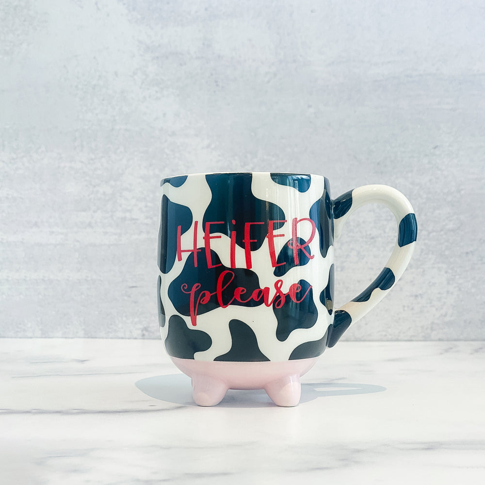 
            
                Load image into Gallery viewer, Heifer Please Cow Mug
            
        