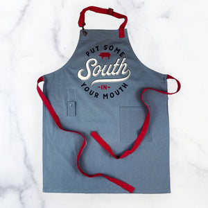 
            
                Load image into Gallery viewer, South In Your Mouth BBQ Apron
            
        
