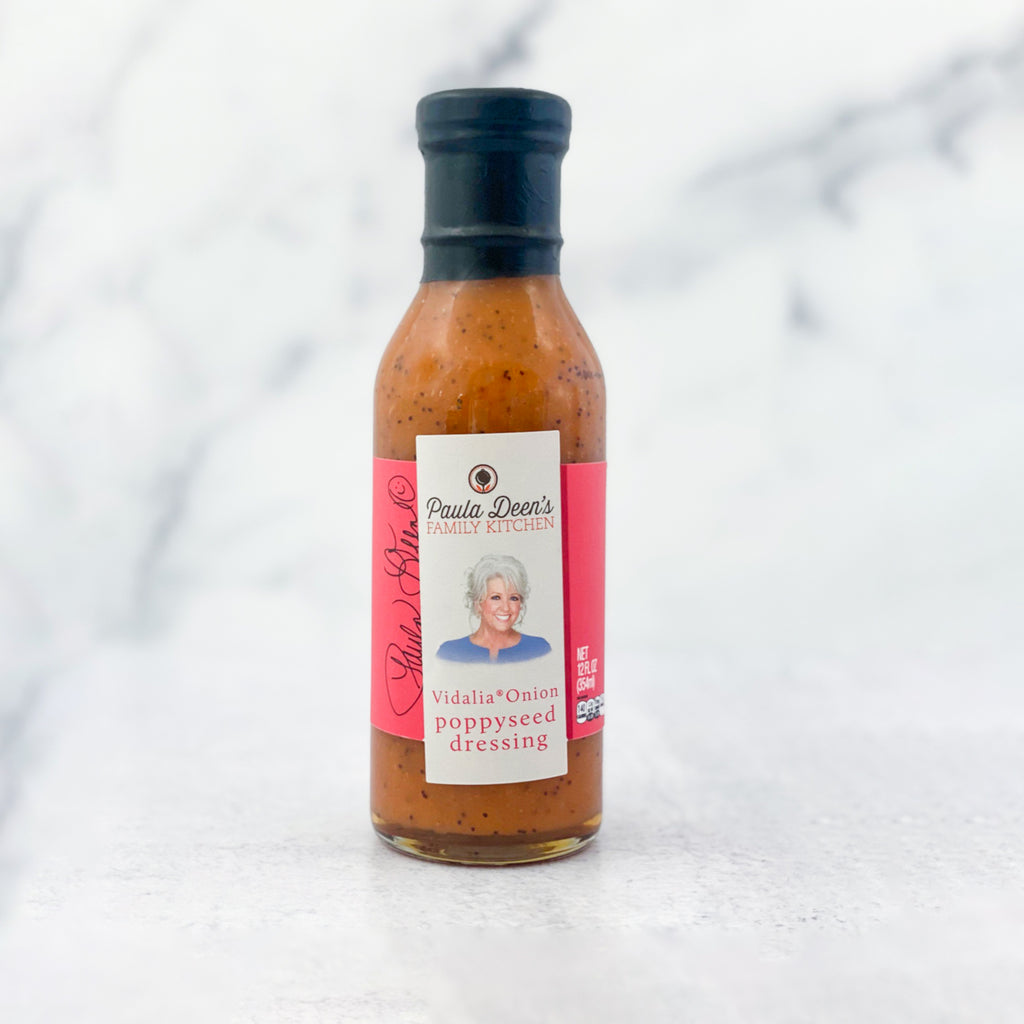 Paula Deen Family Kitchen Vidalia Onion Poppyseed Dressing 12oz PaulaDeenShop.com Paula Deen Family Kitchen Vidalia Onion Poppyseed Dressing 12oz PaulaDeenShop.com